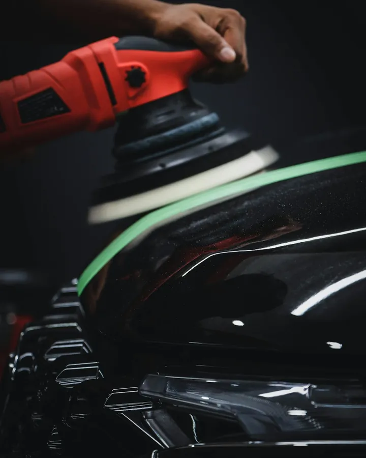 Machine polishing