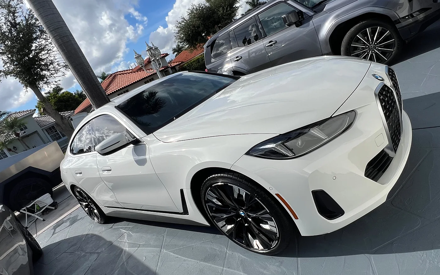 Same car after JBA detailing, clean and glossy
