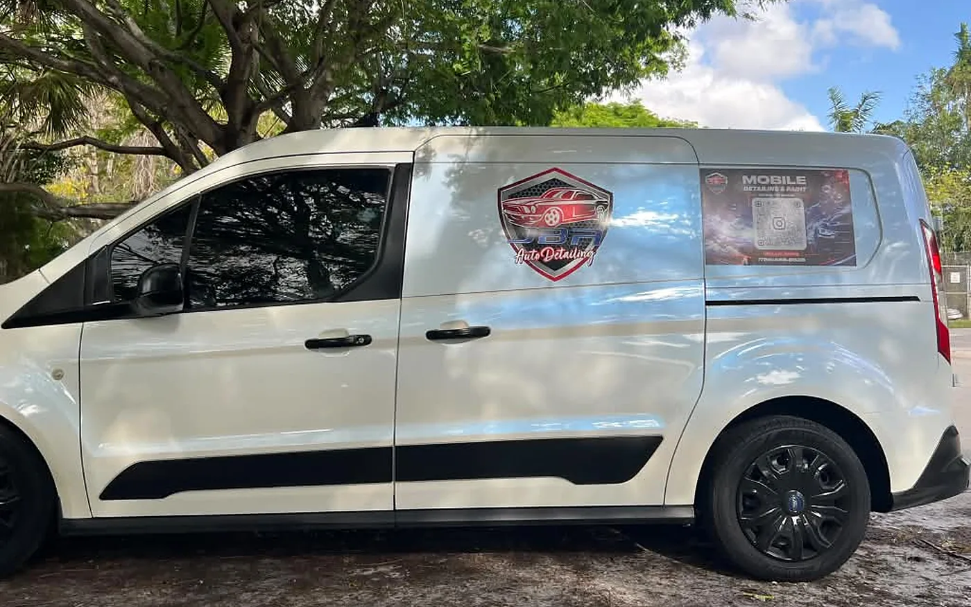JBA Auto Detailing mobile car wash van